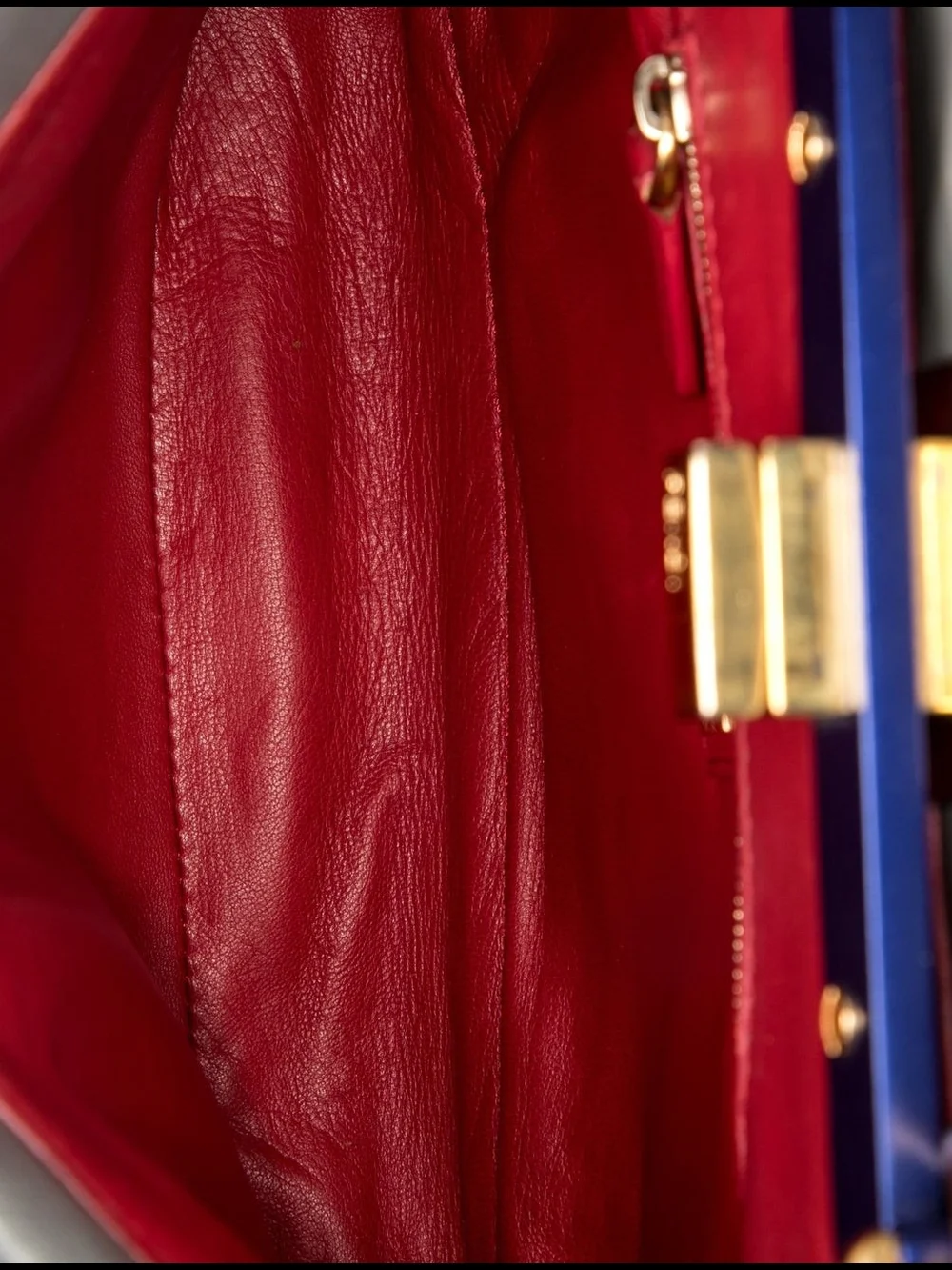 Fendi Leather Peekaboo Mini Bag